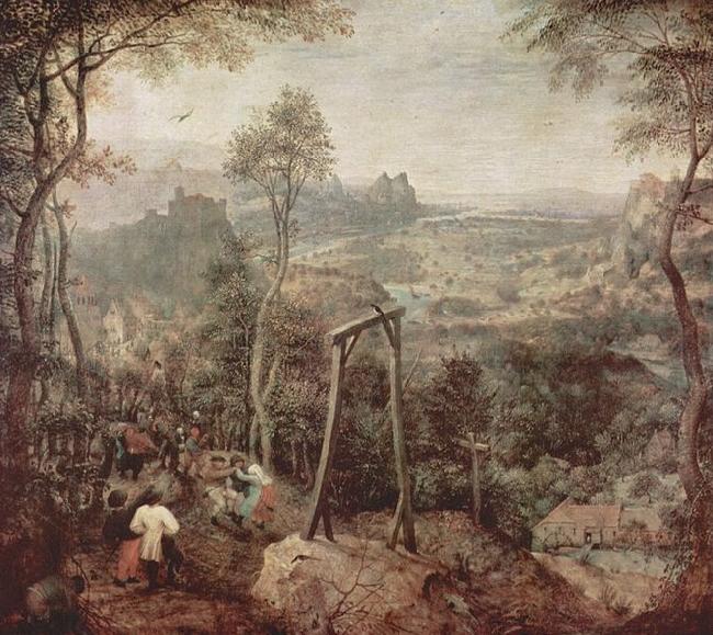 Pieter Bruegel the Elder Painting of a gallow oil painting picture